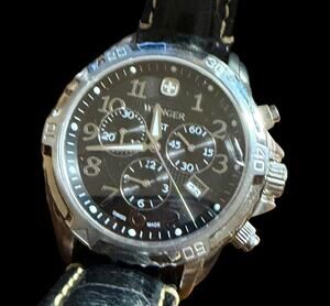 Wenger GST Chronograph Swiss Made Sapphire Crystal 100M Men's Watch 7825X